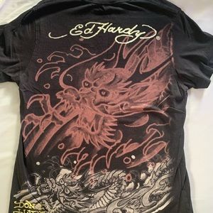 Vintage Ed Hardy tattoo shirt